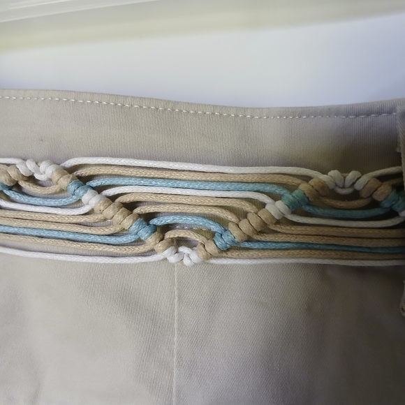 Lee Just Below The Waist Womens Capri Size 14 Petite Color Sand - Picture 3 of 14